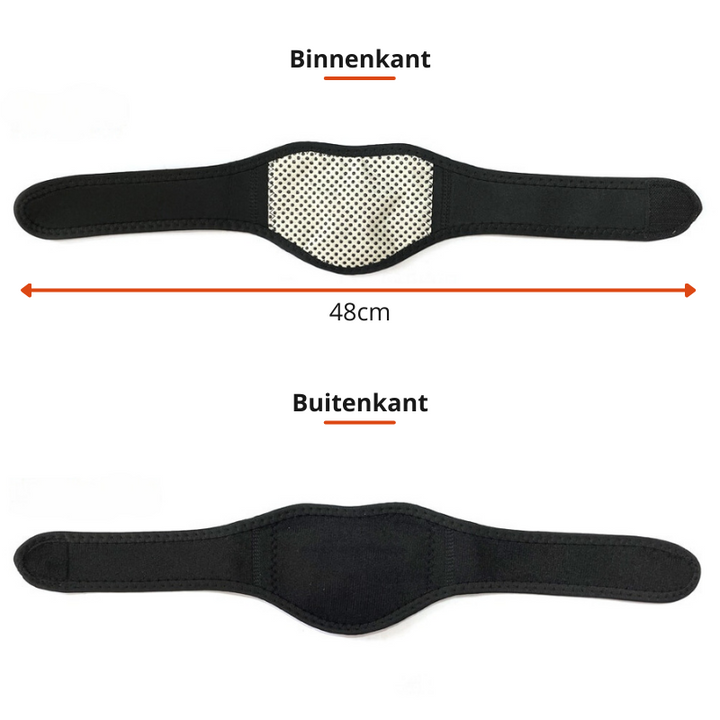 VitalTherm nakkekrave | Med turmalin & magneter | Selvopvarmende & smertelindring