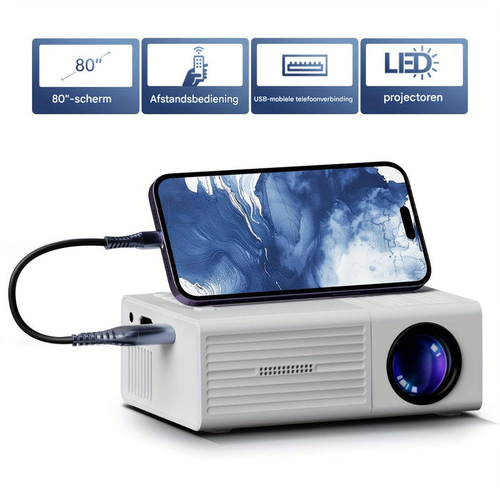 Ultraklar miniprojektor (3000 lumen) - LumoBeam