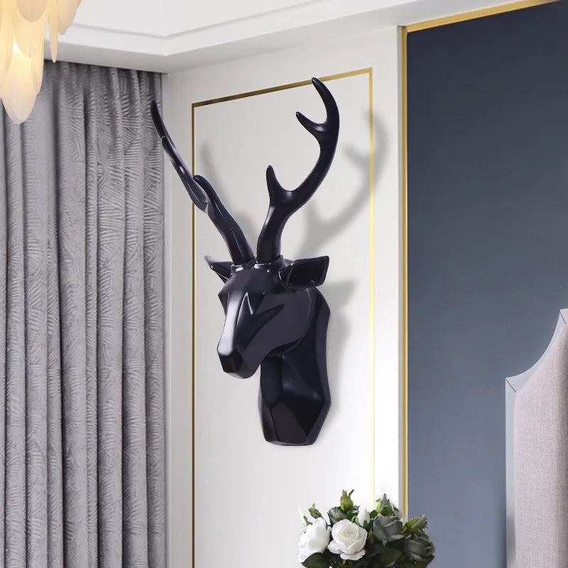 3D-hjortehovedskulptur til en majestætisk stemning – RegalDeer