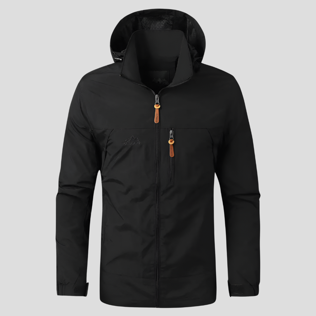 Vandtæt og vindtæt outdoor-jakke