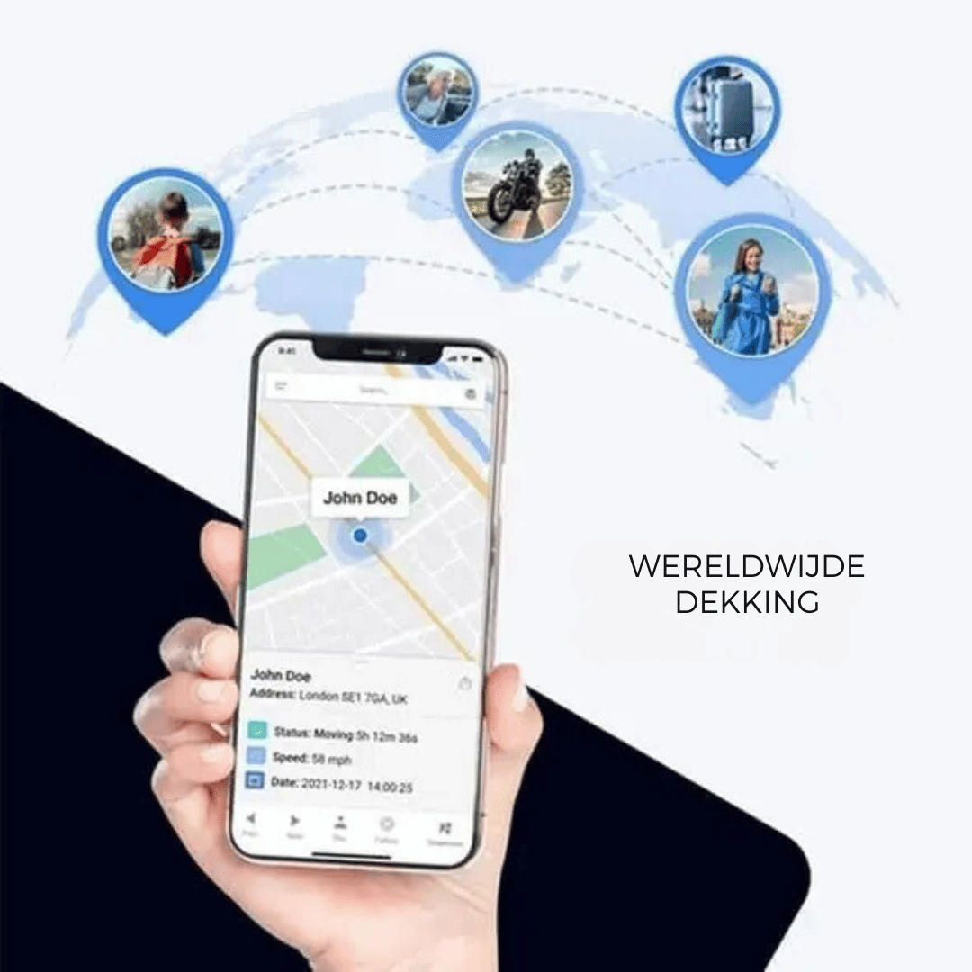 3x mini GPS-tracker - lokaliseringsenhed til bil og nøgler