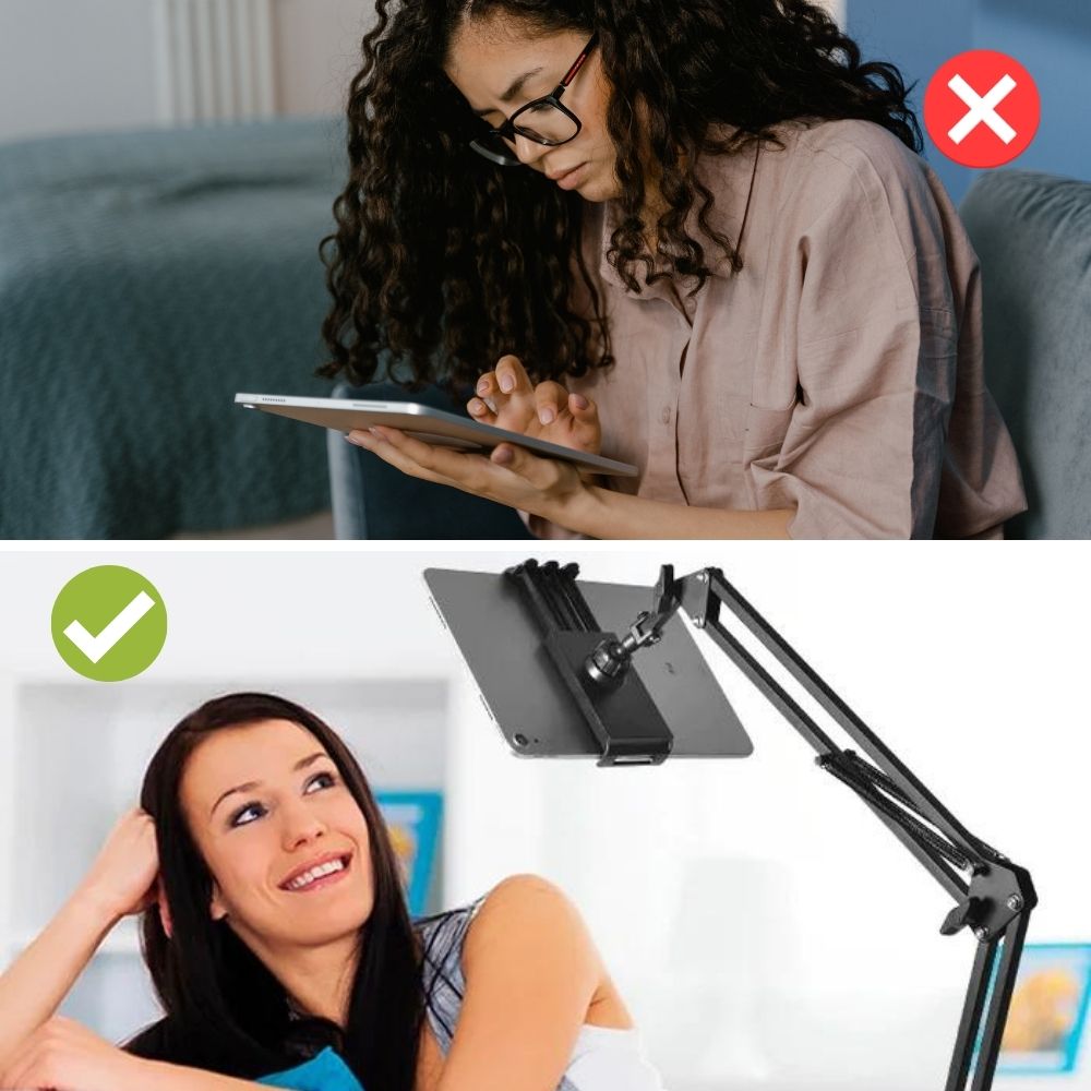 Tabletholder – FlexiMount – 360° rotation – justerbar holder