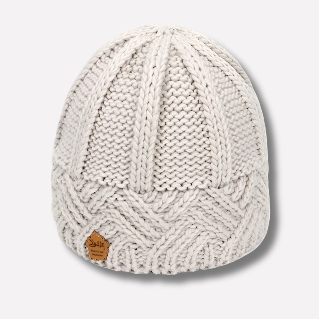 Dame Strikket Beanie