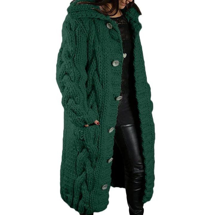Behageligt tykt strikket cardigan - Emma