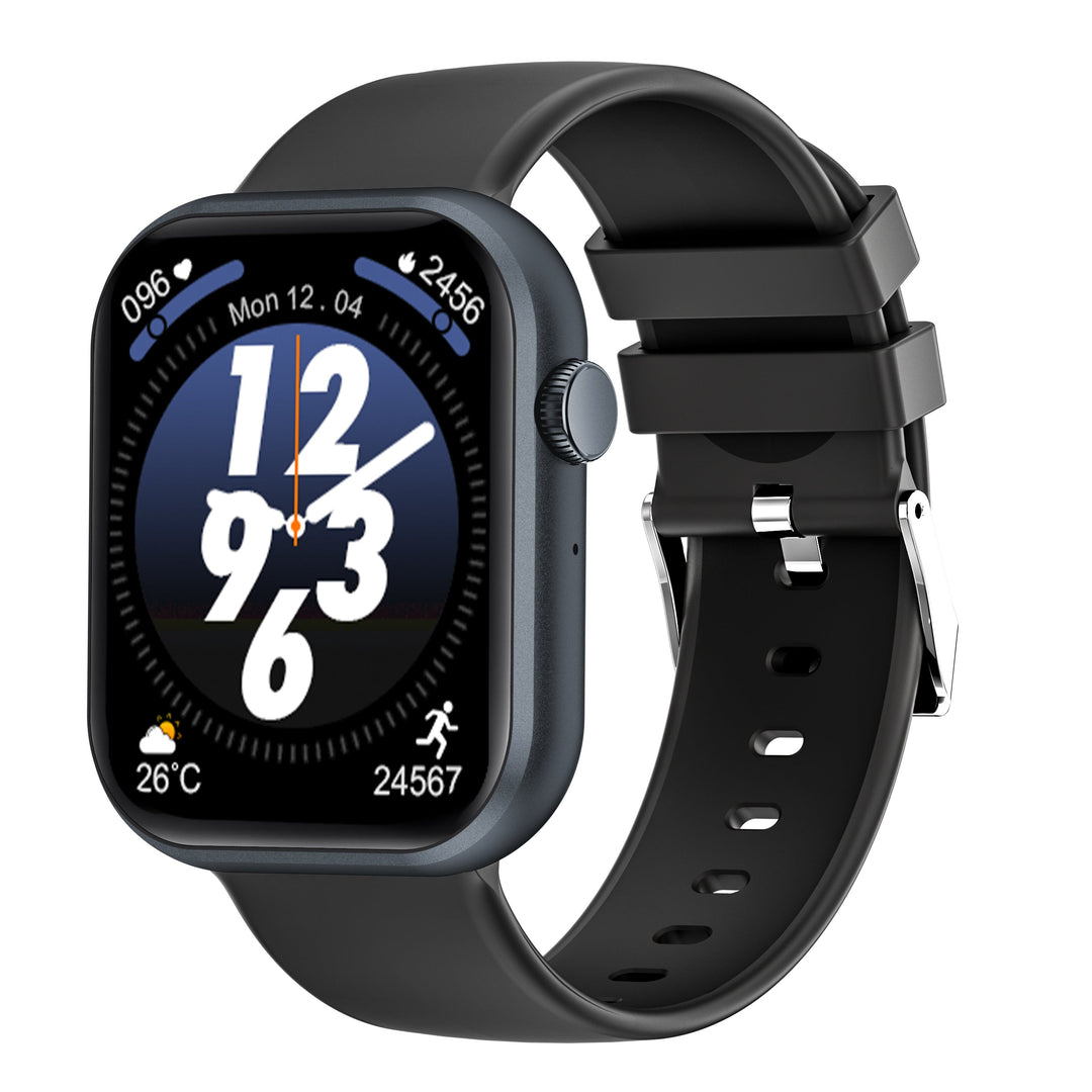 Vandtæt smartwatch med blodtryksmåler, iltmætning og søvnovervågning