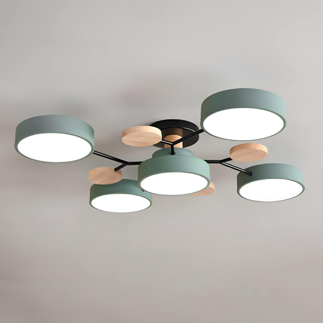 LED-loftlampe Tidy moderne design | Blændfri belysning til stue og andre rum