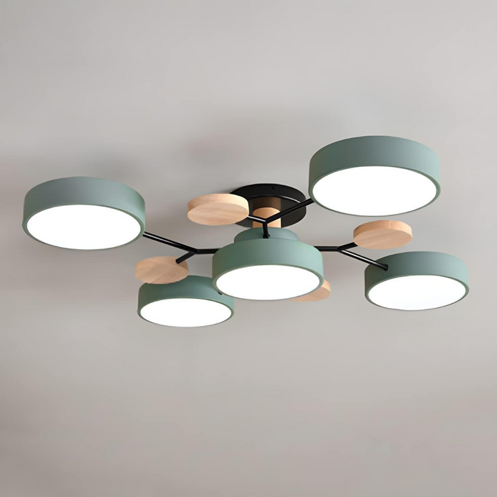 LED-loftlampe Tidy moderne design | Blændfri belysning til stue og andre rum