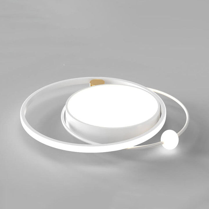 Rund LED-loftlampe | Minimalistisk nordisk design