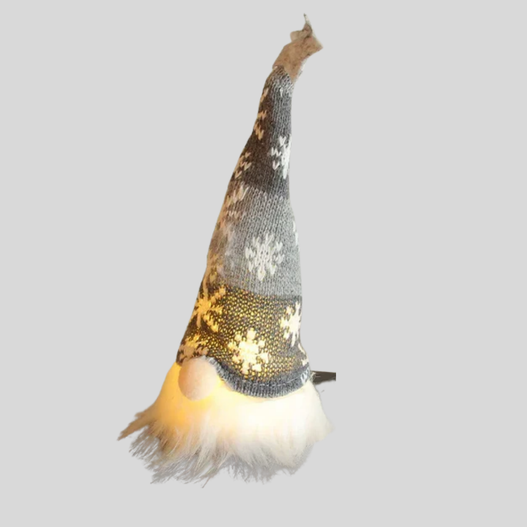 LED ansigtsløse dukke-nisse-ornamenter