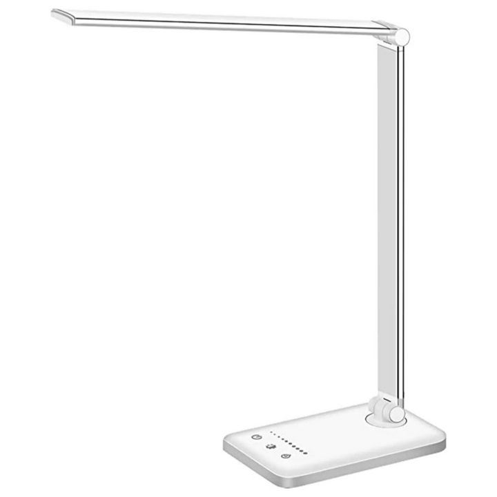 Moderne justerbar LED-bordlampe med USB-opladningsport - BrightEase