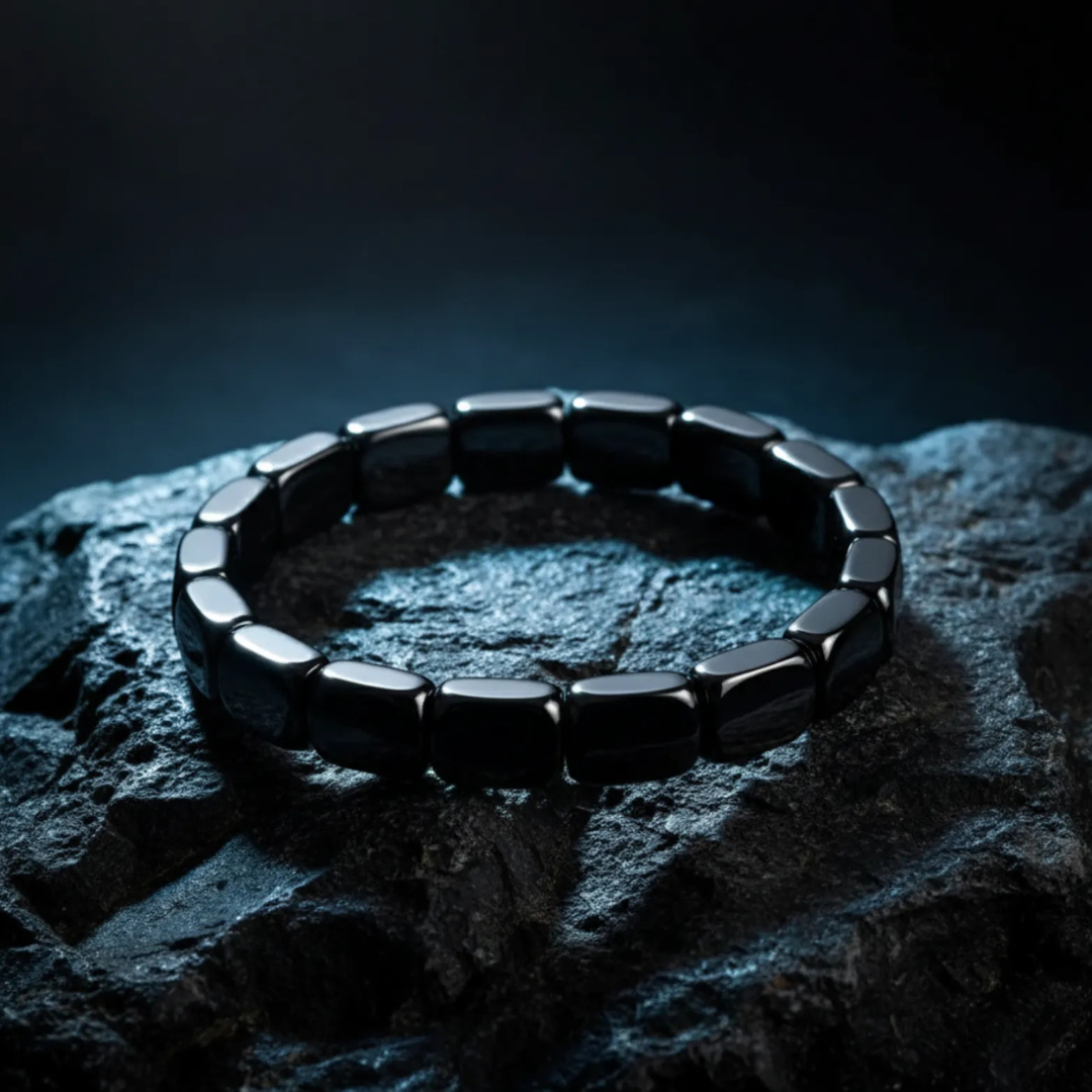 Hæmatit-armbånd til mænd – Elegance, styrke & stilfuld energi