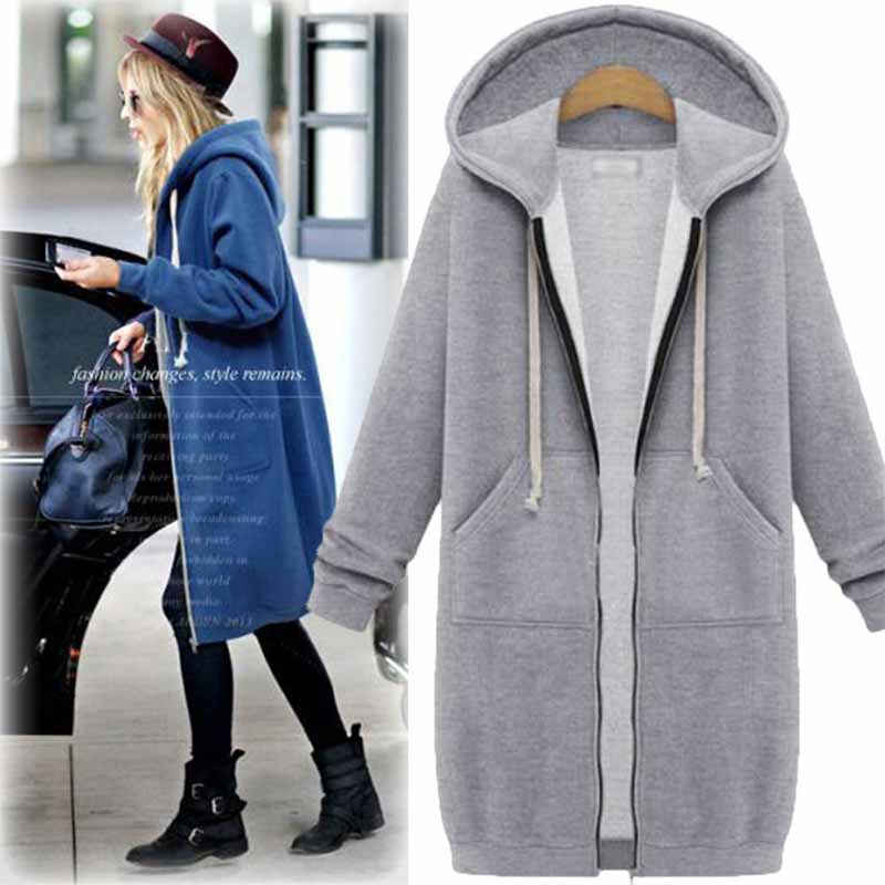 Casual lang cardigan til damer - CozyZip
