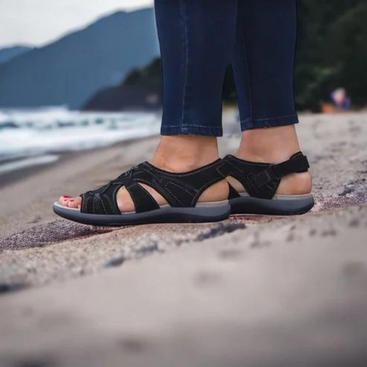 EternaComfort justerbare ortopædiske sandaler | Skridsikre, støttende sko til daglig brug