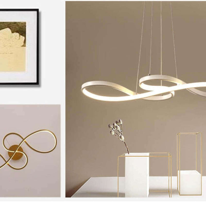 LED-pendellampe med nodeform - Moderne belysning