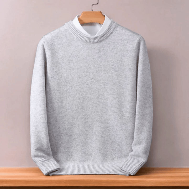 Oversized kashmir-sweater til mænd