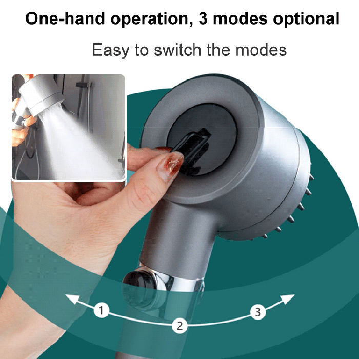 Bruserhoved – PowerSpray – øget vandtryk – spa-oplevelse