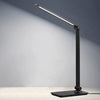 LED-skrivebordslampe, skrivebordslampe med touch-betjening og 3 lysstyrketrin, dæmpbar kontorlampe med justerbar arm, sammenklappelig bordlampe til skrivebord, soveværelse, natbord, kontor