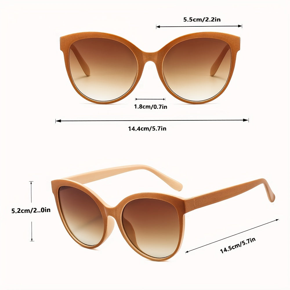 Luksus cat-eye solbriller til kvinder – oversize og stilfulde til solskinsdage