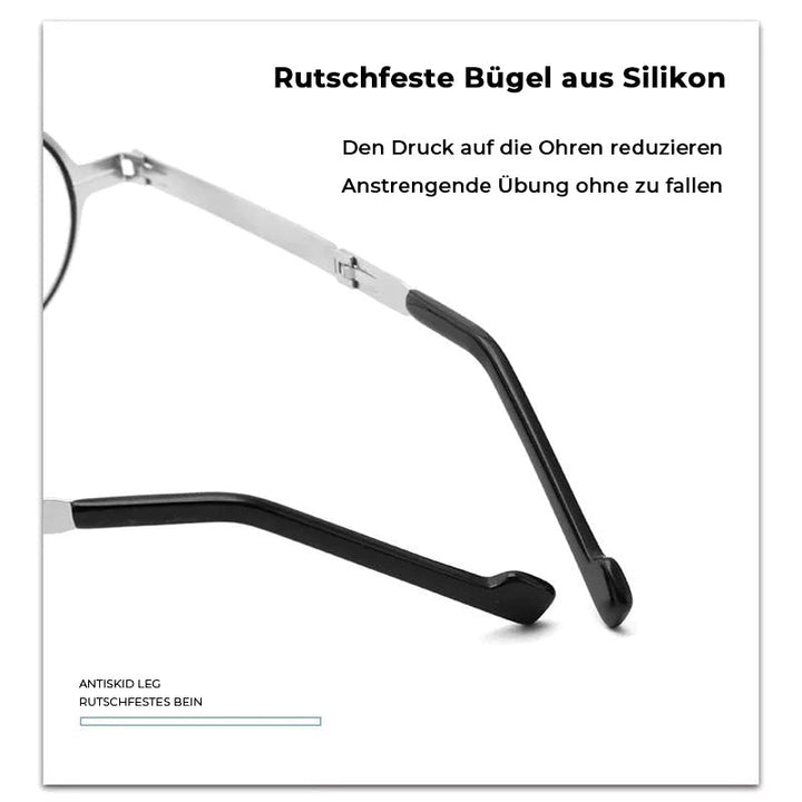Foldbare ultralette læsebriller med blåt lysfilter