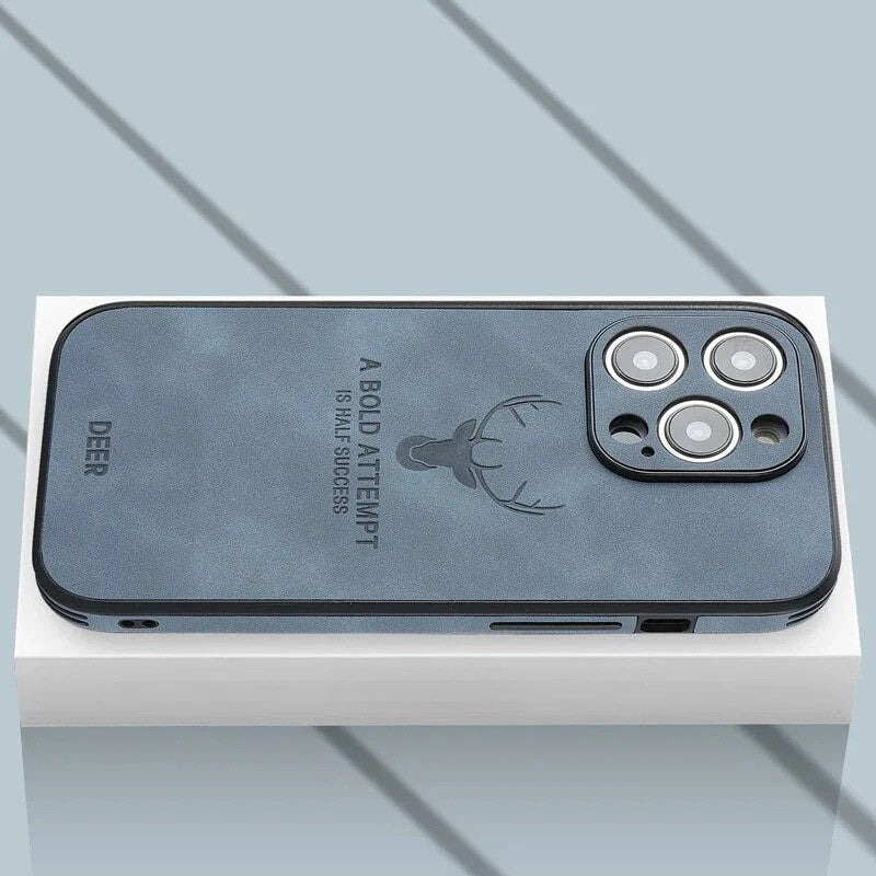 Luksus iPhone-cover i hjorteskind - Veltro