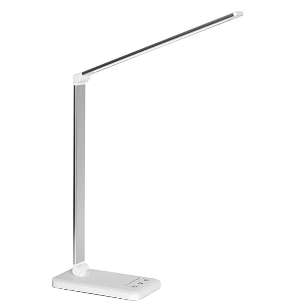 Moderne justerbar LED-bordlampe med USB-opladningsport - BrightEase