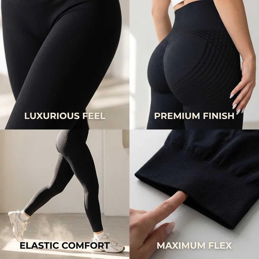 Curvay 3D Sculpt Leggings - cellulite-udglattende kompression