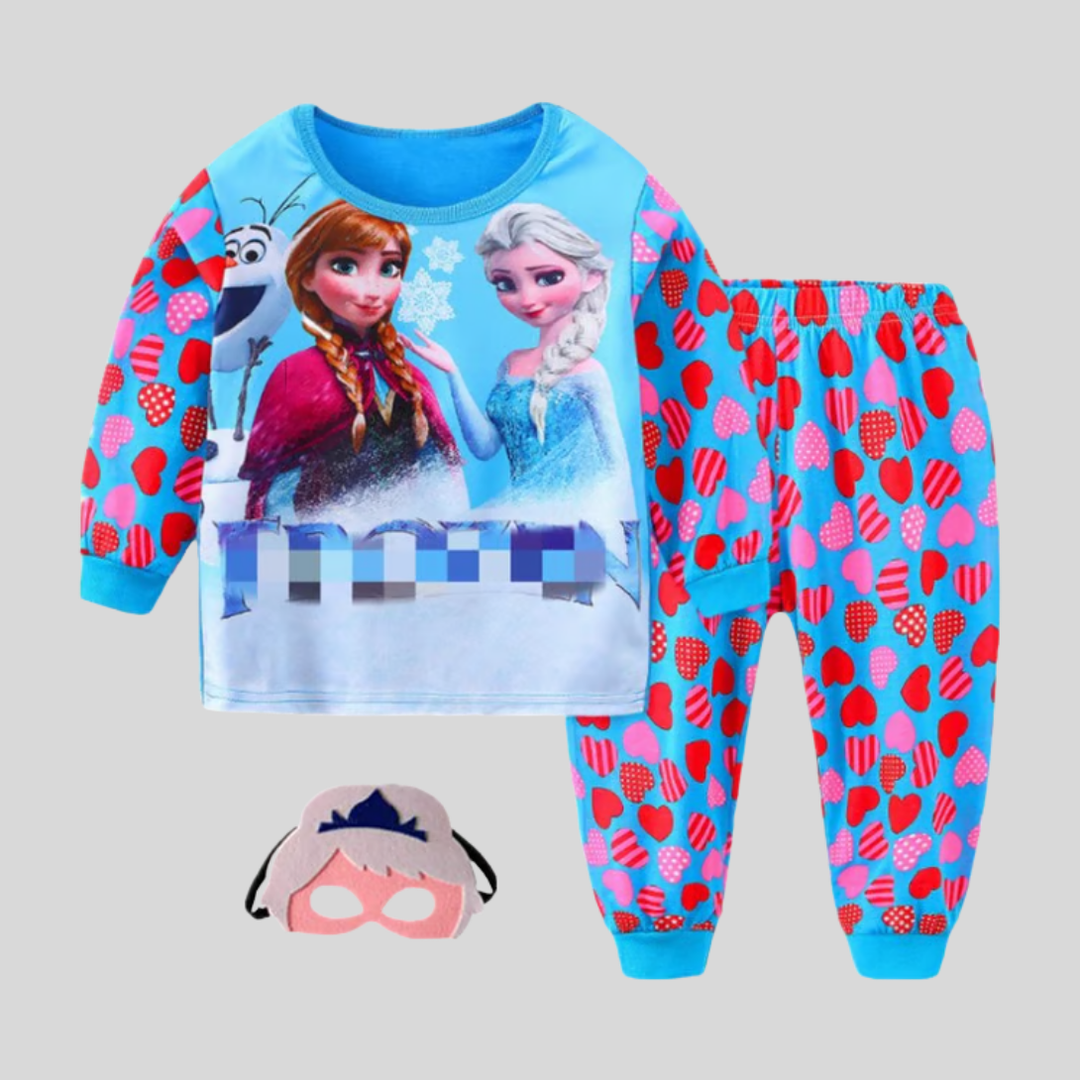 Børne-pyjamassæt med figurer