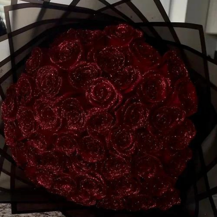 Glitterrose fra Den Evige Blomstring