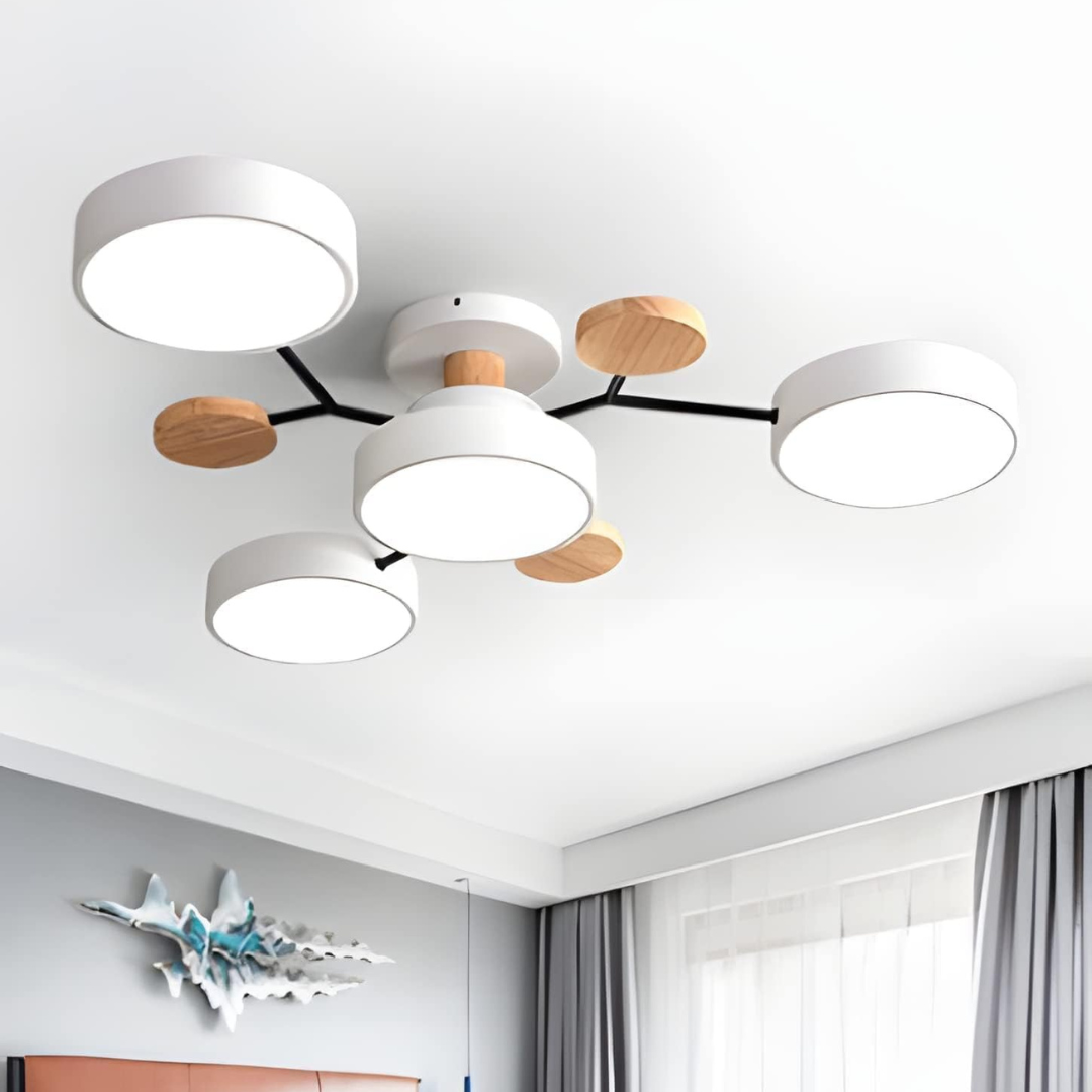 LED-loftlampe Tidy moderne design | Blændfri belysning til stue og andre rum