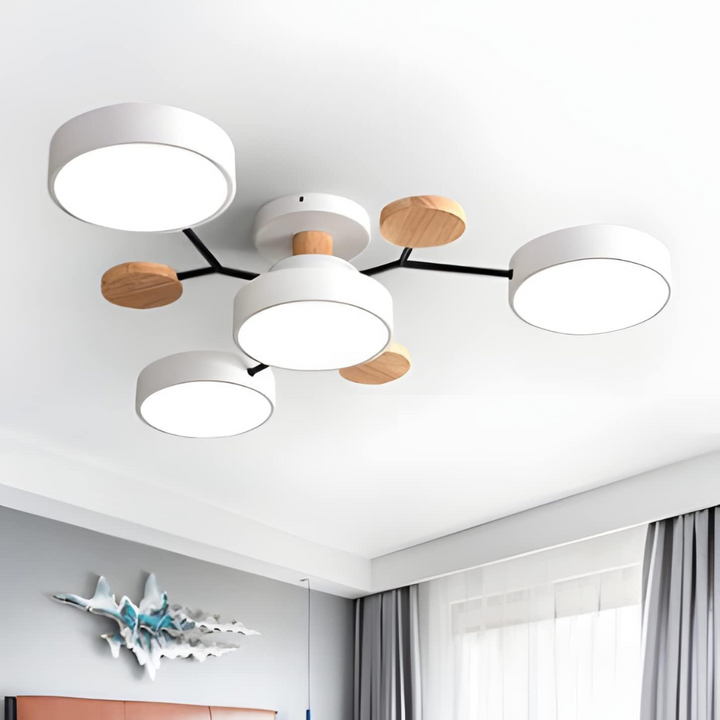 LED-loftlampe Tidy moderne design | Blændfri belysning til stue og andre rum