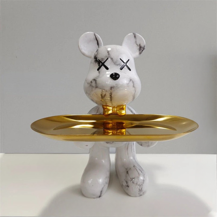 Dekorativ Opbevaringsfigur – Bordbjørn Bruno