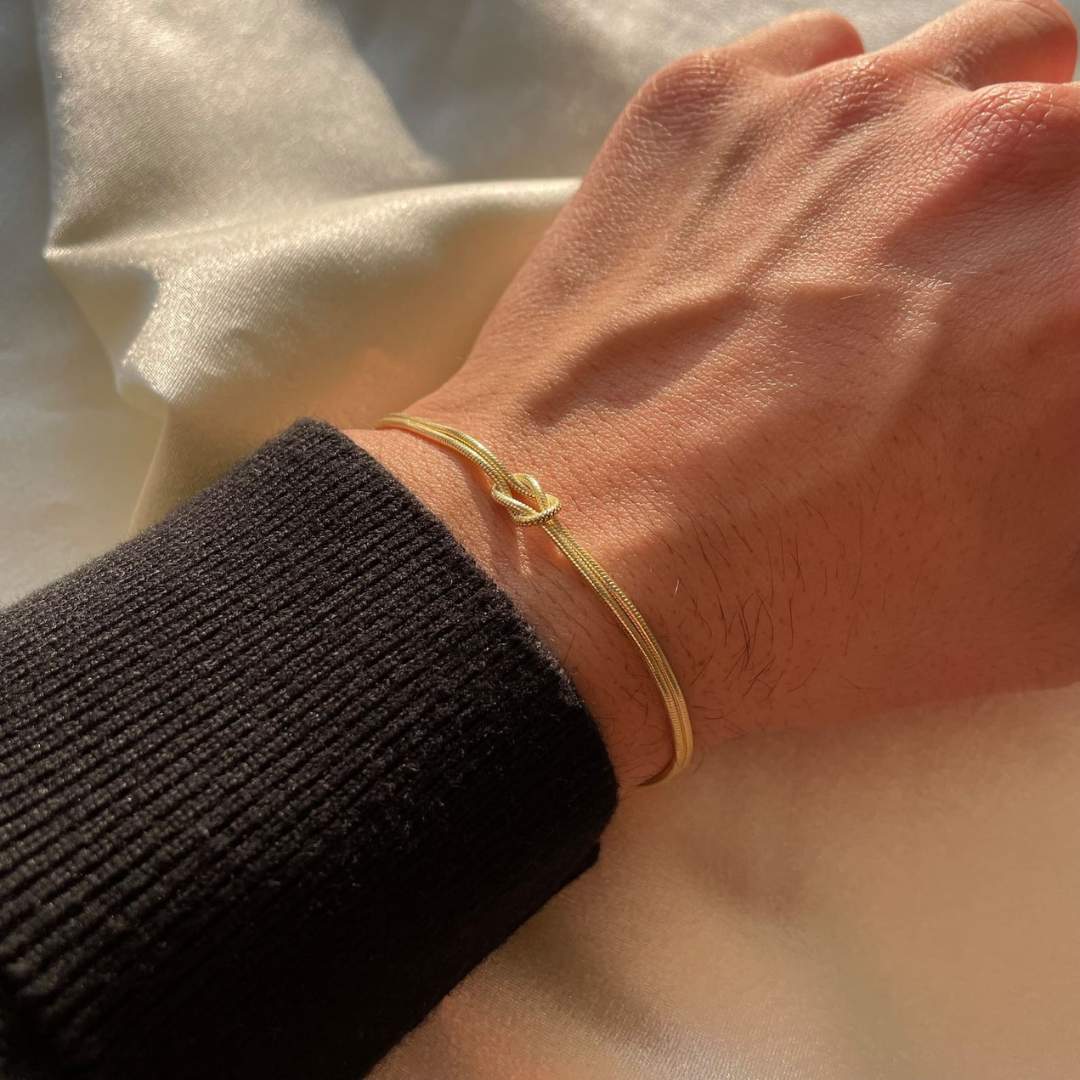Elva – minimalistisk armbånd med knude