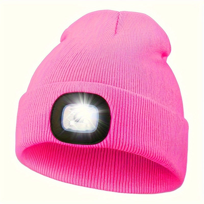 Unisex kasket med LED-lys – bekvem belysning til aftenture