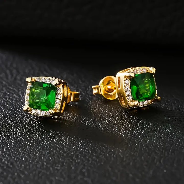 Elegante guldøreringe med raffinerede detaljer