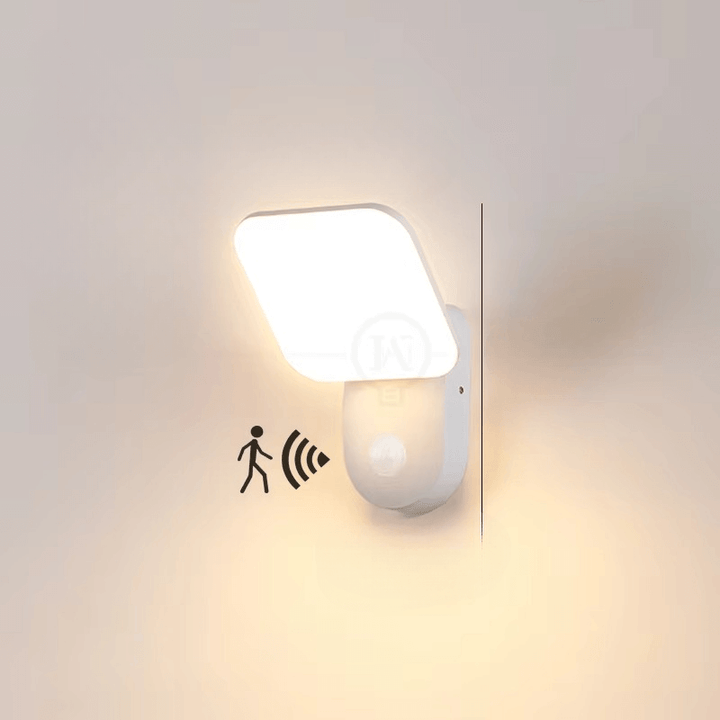 Intelligent LED-væglampe med bevægelsessensor