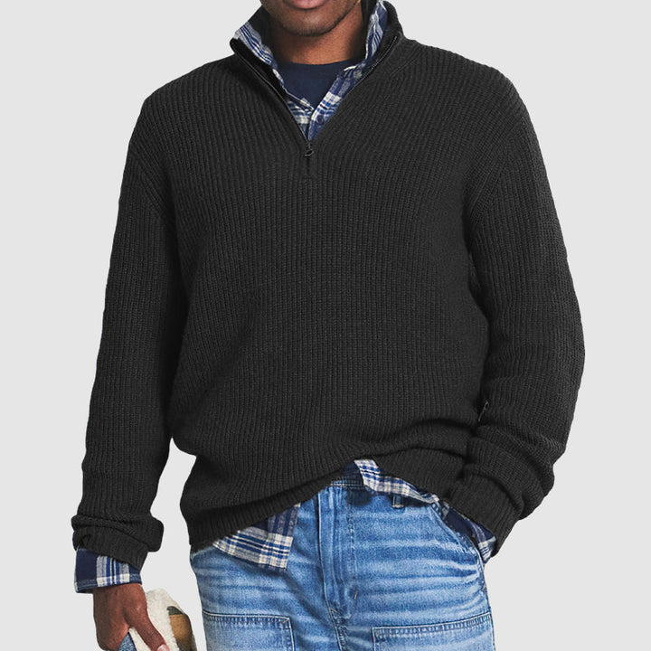 Business casual-trøje i kashmir – Victor