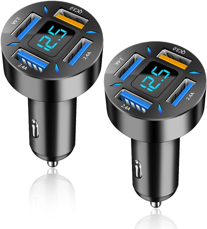 66W super hurtigoplader til bilen med USB PD & QC 3.0 – Universal til 12-24V cigarettænder