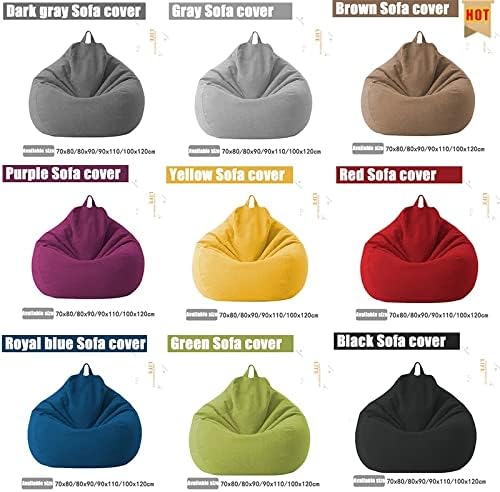 Bean Bag Trekk | Ergonomisk og stilfuld | 80x90 cm, 100x120 cm