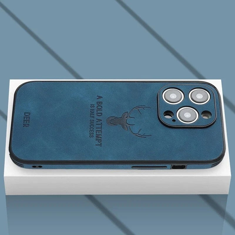 Luksus iPhone-cover i hjorteskind - Veltro