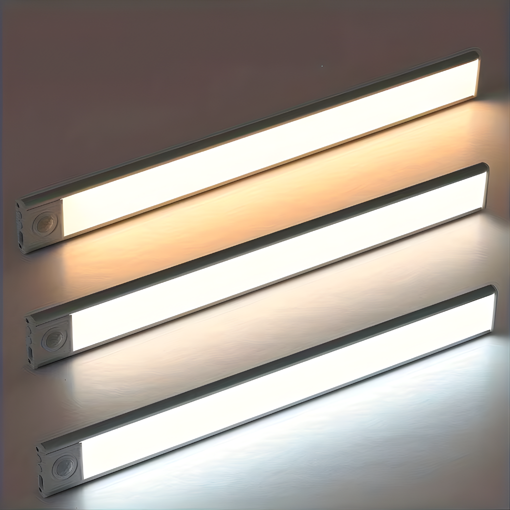 Genopladelige LED-lys til garderobe med sensor