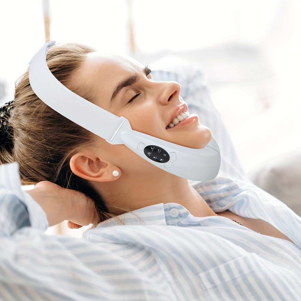V-line ansigtsmassager – genopladelig og strammende til fastere konturer