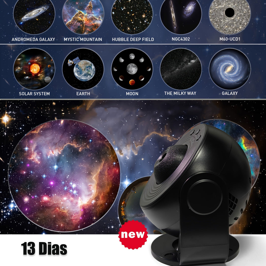 Galaxy Stjerneprojektor – Imponerende LED-rumprojektion med Timerfunktion