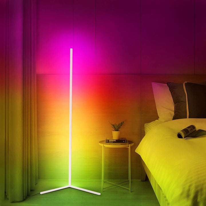 LED-hjørnelampe med fjernbetjening – Viorra