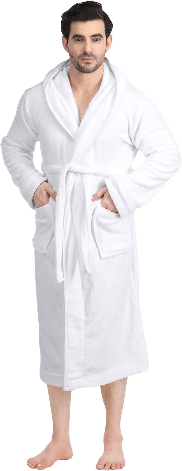 Behagelig fleece-badekåbe til herrer - Harry