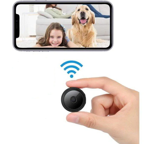 Trådløst mini magnetkamera med lyd og video i realtid
