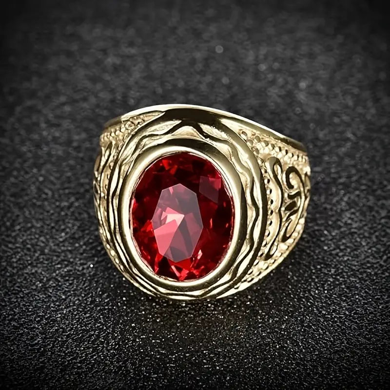 Elegant guldring med raffinerede detaljer