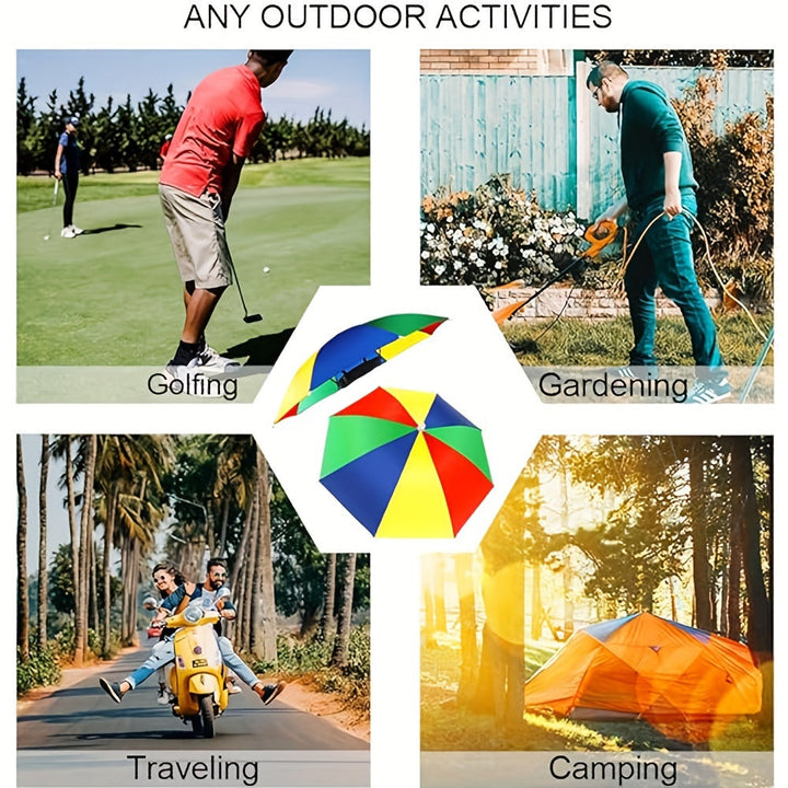 SunShade paraplyhat – let, UV-beskyttende og håndfri