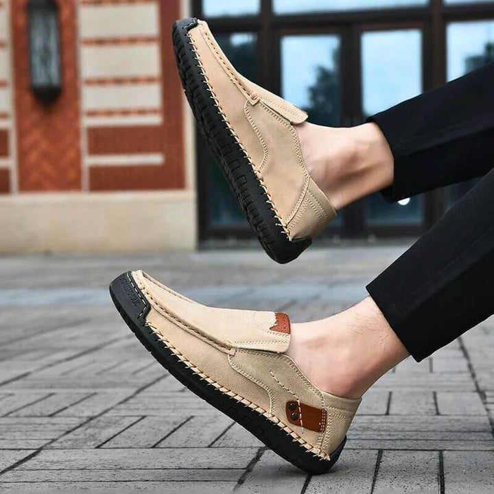 Ortopædiske slip-on sko med svangstøtte