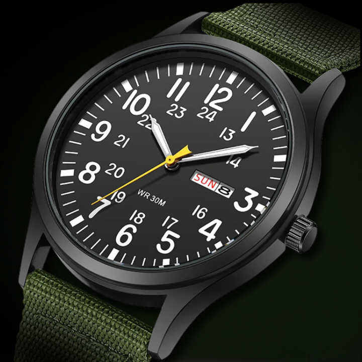 Outdoor herreur – vandtæt 100 m, ridsefast safirglas