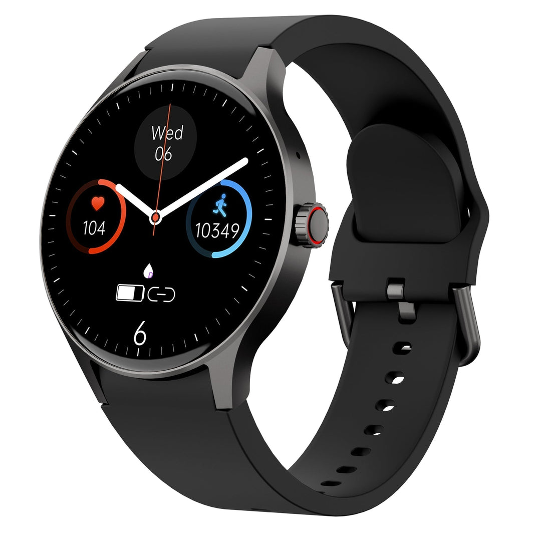 Vandtæt smartwatch med blodtryksmåler, iltmætning og søvnovervågning